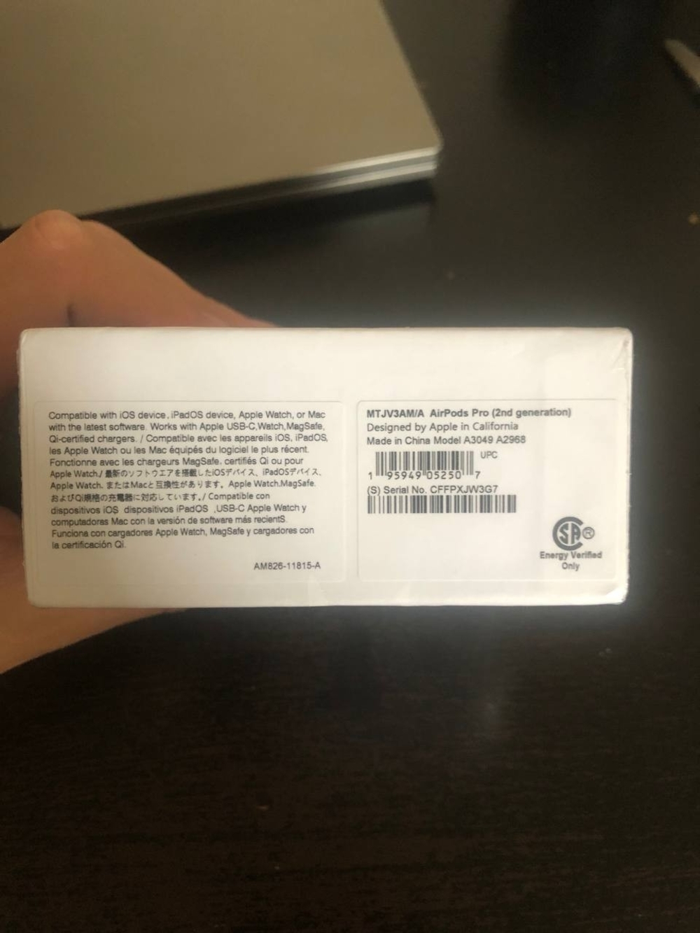 Apple AirPods Pro 2nd Gen with Wireless Charging Case - Picture 2 of 4